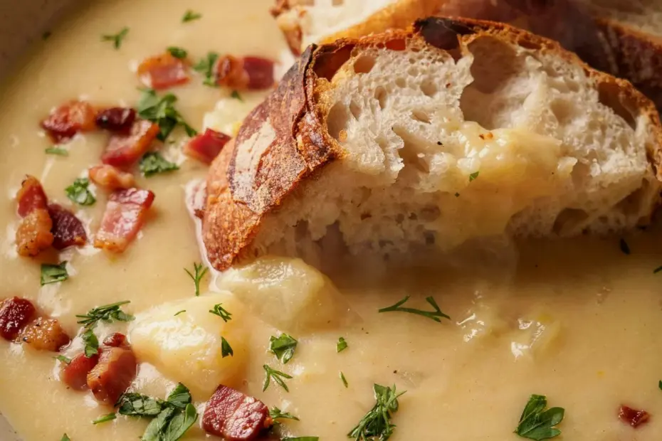 Roasted Garlic Soup | Creamy and Easy Dinner Recipe for Garlic Lovers