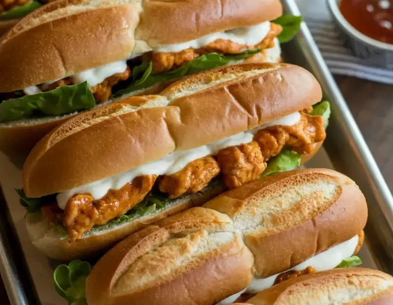 Avoid Soggy Buffalo Chicken Subs: Toast the Rolls First