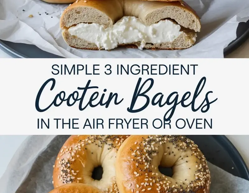 Homemade Protein Bagels on a Budget | Easy Cottage Cheese Bagel Recipe