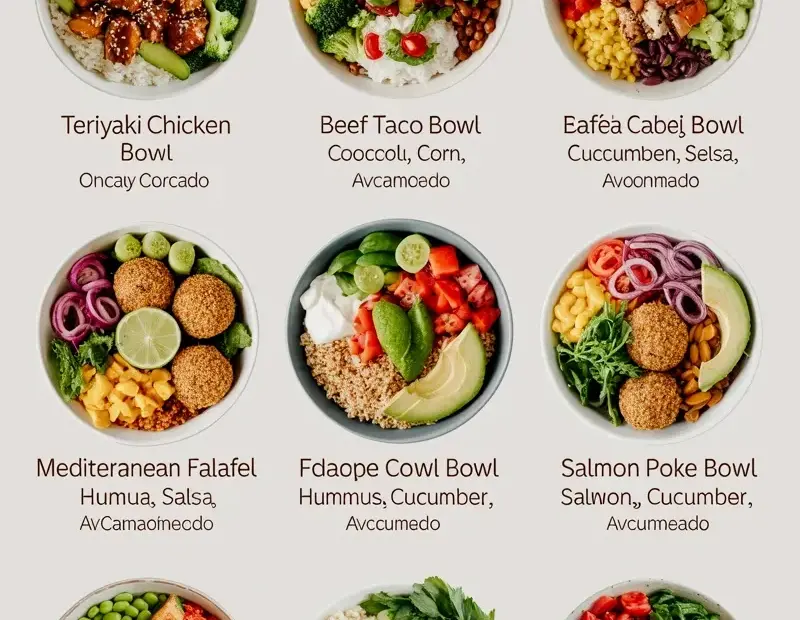 Easy Bowl Meals for Dinner: 9 Repeatable Combos for Busy Weeknights