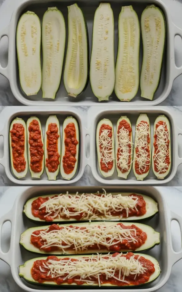 Zucchini Boats with Mozzarella β Cozy Baked Dinner Idea