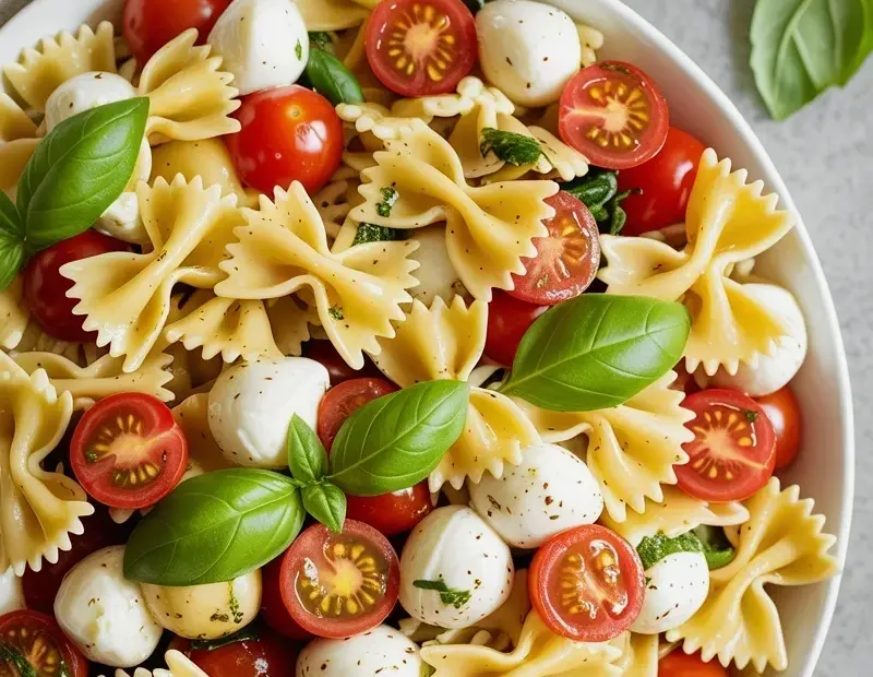 Italian Bow Tie Pasta Salad on a Budget | Easy Cold Pasta Salad Recipe
