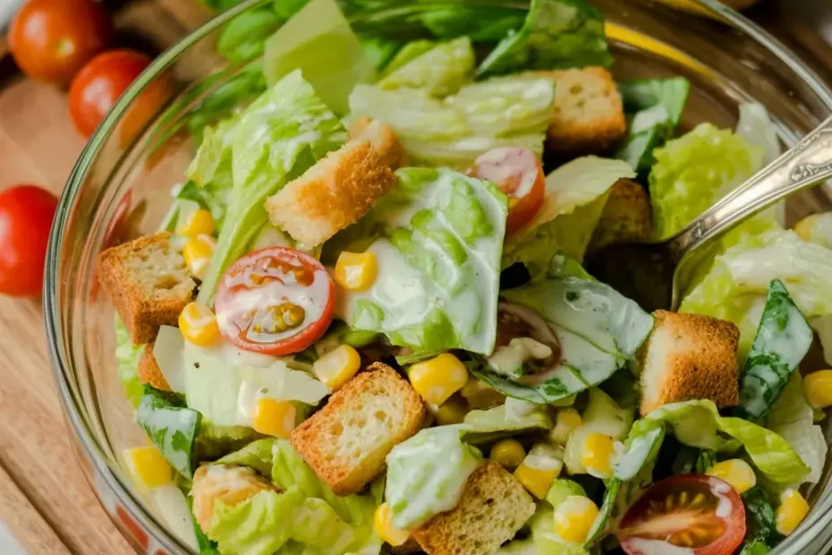 Caesar Salad Mistake: Don't Overdress It (Fresh Ingredients)